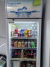 白雪雅竹大容量饮料柜商用冰柜直冷藏展示柜酒水柜纯风冷无霜保鲜柜超市玻璃门冰箱立式啤酒柜 单门下机【直冷蓝白】600*540*1950mm 实拍图
