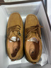 骆驼（CAMEL）磨砂牛皮男士工装大头休闲皮鞋 G13A307163 驼色 39  实拍图