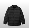 京东京造【air+零压羽绒】轻薄羽绒服男外套冬立领白鸭绒 曜石黑XXXL 实拍图