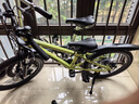 京东京造灵跃山地自行车京东自营6-10-12岁儿童自行车学生变速20寸青柠绿 实拍图