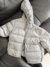 巴拉巴拉（BALABALA）童装儿童羽绒服两件套男童女童宝宝冬装连帽外套 灰白色调00421 110 充绒量35g 实拍图