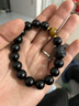 老凤祥醒狮黑曜石手串男士手链转运珠银首饰品情人节生日礼物男友老公 【八仓速达】国潮醒狮黑曜石手串 实拍图