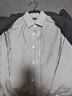 十如仕衬衫男长袖高端白衬衣纯棉高支免烫抗皱商务休闲正装  301 鸽子灰修身版 均码 40/84【175/94A】 实拍图