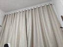 水星家纺免打孔窗帘遮光卧室高遮光布杆子全套隔音飘窗遮阳帘5x2.7m米色 实拍图