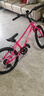 途锐达铝合金超轻儿童自行车6-12岁女孩脚踏车小学生女童单车20寸蔷薇粉 实拍图