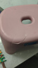 椅子奶油风家用小凳子加厚塑料凳可叠放耐用儿童凳学生寝室矮凳 樱花粉1个 实拍图