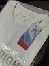 京东京造【凉感印花T】短袖男士t恤男抗菌防螨 bright白色 S 实拍图