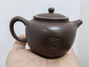陸羽台湾陆羽大呆紫砂茶壶原矿紫泥朱泥小茶壶办公家用泡茶壶茶具礼盒 大呆-紫泥 120ml 实拍图