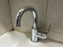 摩恩（MOEN）单把手卫生间冷热水面龙家用洗手盆洗脸盆台盆59铜水龙头91039 实拍图