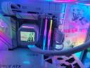 九州风神（DEEPCOOL）冰域360白色水冷散热器/PWM智能调速水泵/支持MP4视频/ARGB星环风扇 实拍图