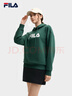 FILA斐乐官方情侣款连帽卫衣2025秋季休闲宽松针织长袖上衣 实拍图