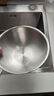不锈钢盆沙拉盆家用厨房大号料理打蛋和面水果烘焙 25cm 1个 【刻度盆/2500ML】 实拍图