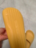 朴西香蕉船情侣凉拖鞋女浴室不易滑室内居家四季拖鞋男 黄色 37-38 实拍图