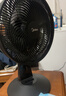 美的（Midea）台式电风扇家用台扇7叶3档宿舍卧室台风扇客厅办公室节能省电摇头电扇学生床上 FGAU30D【黑色经典款】 实拍图