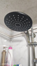 四季沐歌（MICOE）增压淋浴花洒喷头顶喷 加压浴室顶喷大面板出水圆形顶喷【雅黑】 实拍图
