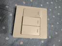 公牛（BULL）墙壁开关 G07系列 三开单控开关 86型面板G07K311C 象牙白 暗装 实拍图
