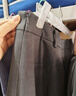 范思蓝恩学院感通勤时髦知识分子半身裙女百褶长款裙子24FS12177 深灰色 M 实拍图