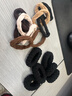 SAHANE 佐羽加粗高弹力发圈橡皮筋网红同款高马尾头绳耐用扎头皮筋女发饰 加粗毛巾圈黑色（6条装） 实拍图