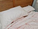 安敏诺 防螨虫床上用品学生纯色枕套单人防尘螨宿舍酒店枕头枕芯套 樱花粉-防螨枕套 80支 成人一对装 48cm*74cm 实拍图