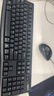 罗技（Logitech）MK120 键鼠套装 有线键鼠套装 办公键鼠套装 电脑键盘 USB即插即用 全尺寸 黑色 实拍图