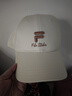 FILA FUSION斐乐潮牌棒球帽中性休闲鸭舌帽网球运动遮阳帽 乳糖色-BG XS 实拍图