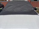 亿饰汽车前挡风玻璃罩遮雪挡冬季加厚加棉车衣三窗防晒防雪防霜防冻罩 【MPV专用车型+年份】夹棉层+黑胶牛津布三窗加长 加厚防水面料遮雪挡 实拍图