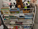 全品屋书架儿童书桌落地一体靠墙绘本架置物架移动书柜简易宝宝玩具收纳 【90cm】4书架+2收纳架+3收纳盒 实拍图