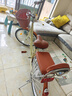 凤凰（Phoenix）上海凤凰自行车成人女士老年人式2025新款轻便通勤代步实心胎单车 芭蕾黄【双层轴承轮】+后靠背座椅 24寸充气胎【身高1.45-1.65米】 实拍图