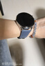威千图适用华为手表表带真皮GT6/6pro/GT5/5pro/Watch5/4/4pro/3/3pro/GT4/3/2运动表带腕带男【托帕蓝】 实拍图