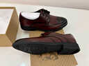 七匹狼皮鞋男士休闲鞋不闷脚高档真牛皮布洛克结婚办公雕花商务正装皮鞋 棕色 41 实拍图