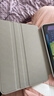 智思慧 适用2025款Apple iPad A16保护套11英寸苹果平板第十代10.9英寸旋转支撑透明壳硅胶全包皮套 灰色 实拍图