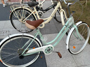 邦德·富士达 自行车女式24/26寸学生成人城市通勤复古淑女单速/7级变速买菜车 24寸钢架单速 青山灰 实拍图