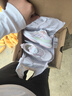 安踏儿童运动鞋女小童夏季网面透气旋钮蝶翼休闲鞋A322429903H 实拍图