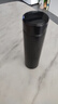 炊大皇 保温杯 316L医用级不锈钢茶水分离商务便携保温杯 黑色 490ml 实拍图