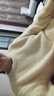 安之伴睡衣女秋冬保暖抗静电半边绒休闲女士家居服可外穿 黄色 女 XL 实拍图