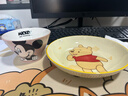 【迪士尼正版】陶瓷釉下彩斗笠碗高颜值餐具礼物泡面碗 【次日达】斗笠碗1个（乐悠米奇） 实拍图