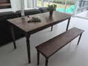 寻木之旅 实木餐桌椅组合北美黑胡桃木餐桌家用小户型吃饭桌子 200*80*76cm丨 单桌 实拍图