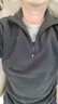 探拓（TECTOP）抓绒衣 户外加厚保暖男抓绒衣纯色立领半开衫柔软舒适抓绒衣 MZRY033 男款灰色 XL 实拍图