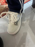 回力女鞋厚底小白鞋女2025秋季百搭休闲鞋子女新款面包鞋运动板鞋潮 米蓝 37 (235mm) 实拍图