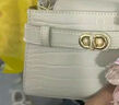 CHARLES&KEITH鳄鱼纹凯莉包手提斜挎婚包包女包生日礼物CK2-50270880-1 Ivory象牙色 S 实拍图