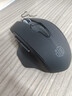英菲克（INPHIC）F1二代 无线鼠标可充电轻音办公人体工学 电量显示 电脑台式笔记本2.4G通用便携 黑 M6P黑 实拍图