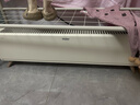 海尔（Haier）石墨烯踢脚线取暖器家用干衣机取暖一体烘干机晾衣架卧室浴室防水电暖器大面积移动地暖电暖气片 【远程遥控】2200W整屋取暖HNK-S2230A 实拍图