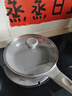红厨陶瓷平底锅不粘锅小煎锅家用煎饼煎蛋煎牛排专用电磁炉锅灰色24cm 实拍图