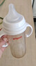 贝亲ppsu奶瓶 新生儿奶瓶 宽口径宝宝水瓶 婴儿喝奶瓶 儿童离乳吸管瓶 330ml 带LL奶嘴（9个月+） 实拍图
