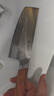 京东京造 9系菜刀 刀具切菜肉厨师专用【9铬钢材】花梨木柄切片刀 实拍图