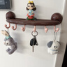 范爷家多巴胺玩偶挂钩收纳架免打孔潮玩盲盒展示架玄关柜门钥匙置物架 实拍图