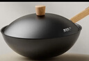 苏泊尔（SUPOR）有钛铁不粘炒锅 无涂层锤纹铁锅燃气电磁炉【厨房好物】EC32AYT02 实拍图