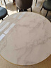 卓博餐桌子圆桌边桌沙发茶几双层茶桌置物架洽谈接待桌CJ53白理石纹理 实拍图