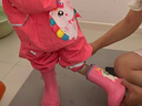 幸福玛丽（Cheerful Mario）儿童雨鞋男童雨靴水鞋2岁宝宝水鞋套鞋防滑女童幼儿防水女款胶鞋 实拍图