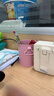 ins风美式复古笔筒卡通个性高颜值学生桌面办公室大容量可爱简约收纳桶 少女粉+M字母贴纸 实拍图